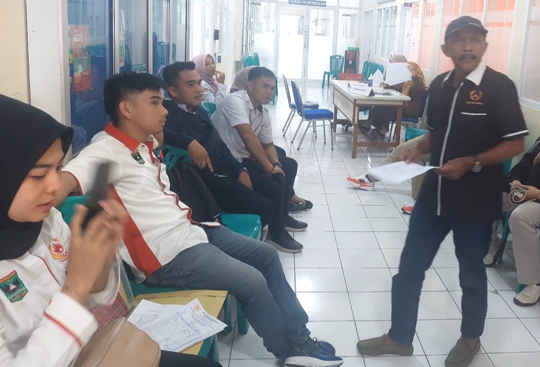 Suasana Pra Pelatda KONI Sumbar 2026 diawali Tes Kesehatan